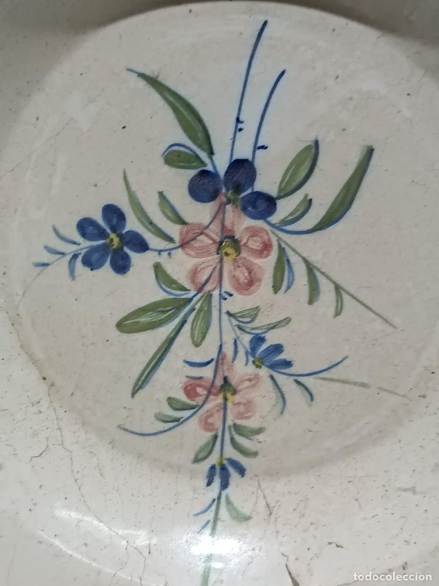 Antig&uuml;edades: PLATO ANTIGUO DE MANISES DE 30 CMS. DE DIAMETRO - Foto 2