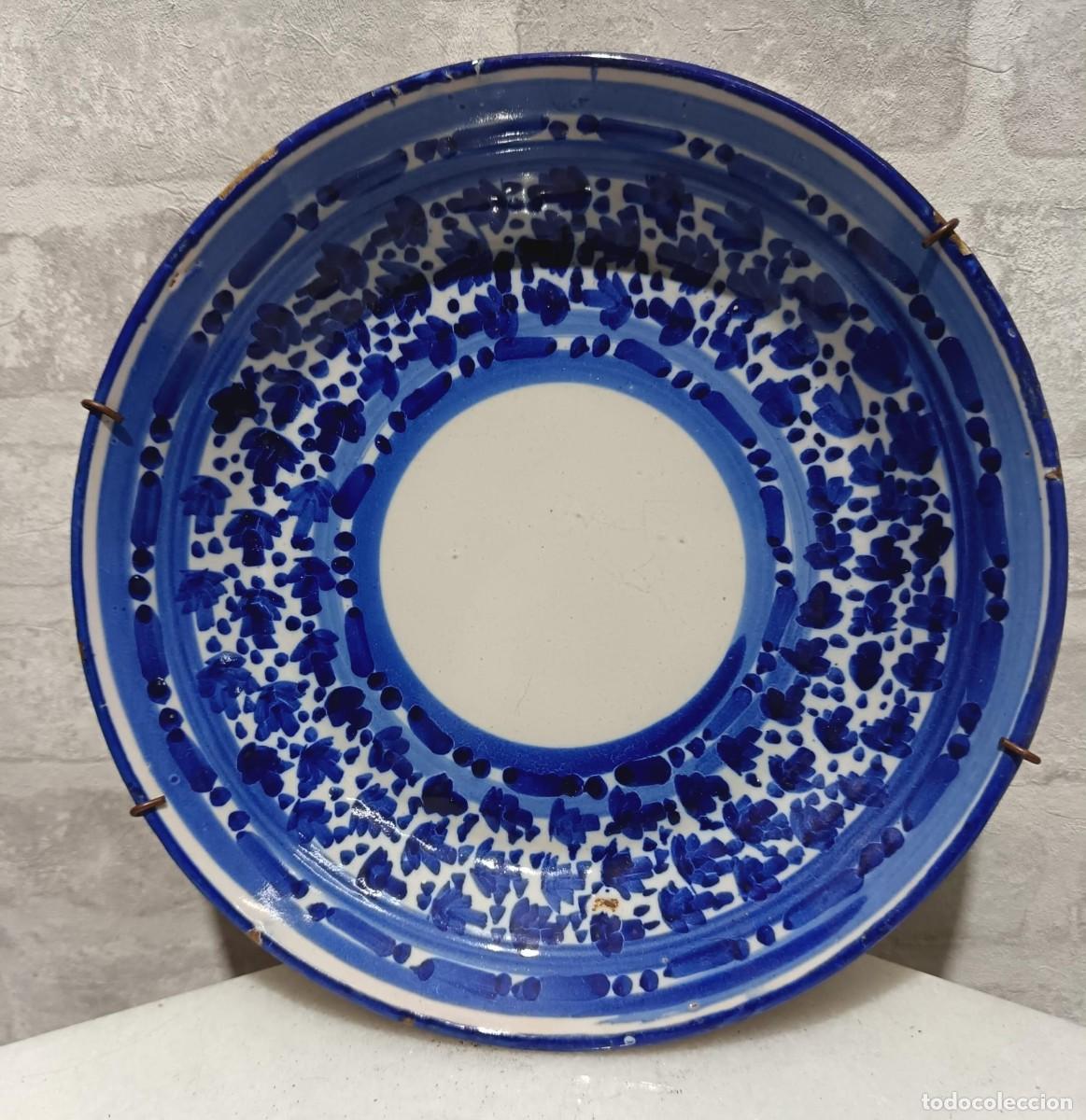 Antig&uuml;edades: PLATO ANTIGUO DE MANISES DE 25,5 CMS. DE DIAMETRO - Foto 1