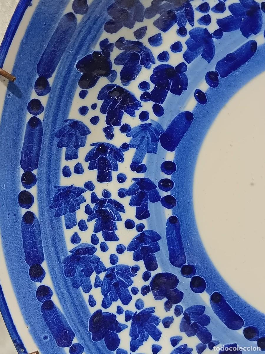 Antig&uuml;edades: PLATO ANTIGUO DE MANISES DE 25,5 CMS. DE DIAMETRO - Foto 2