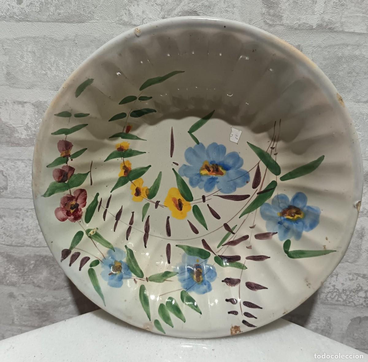 Antig&uuml;edades: PLATO ANTIGUO DE MANISES DE 30 CMS. DE DIAMETRO - Foto 1