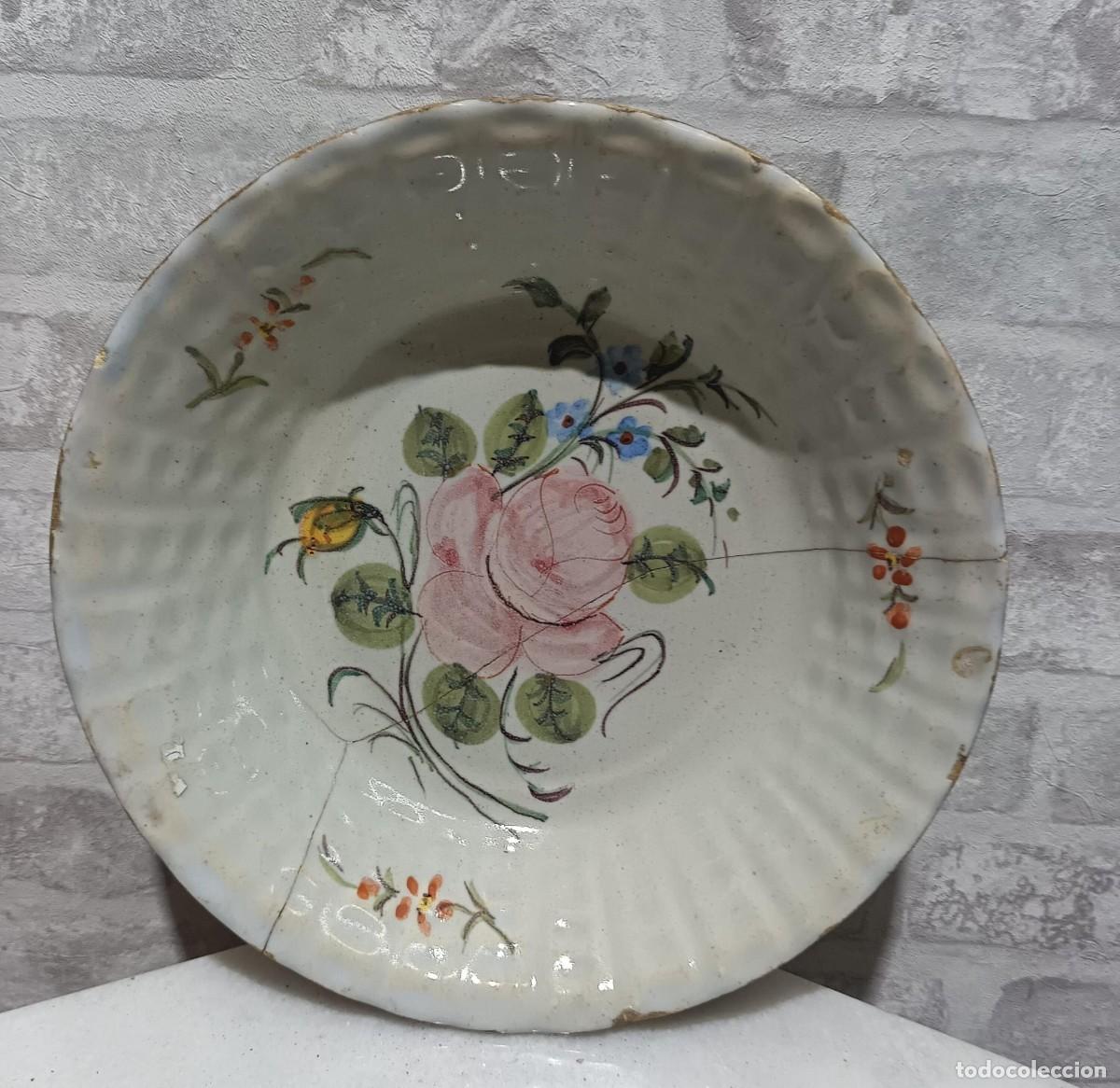Antig&uuml;edades: PLATO ANTIGUO DE MANISES DE 29 CMS. DE DIAMETRO - Foto 1