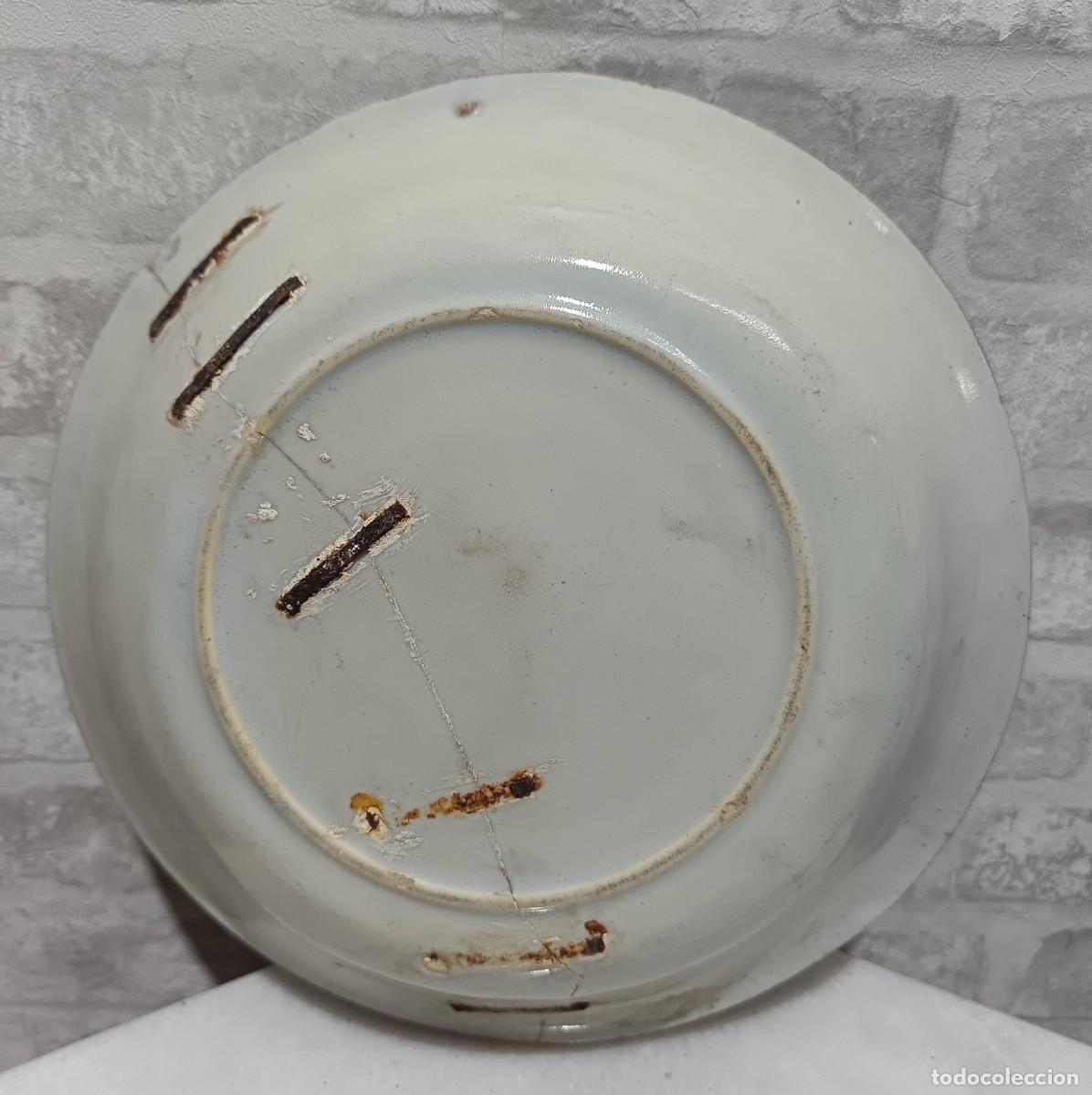 Antig&uuml;edades: PLATO ANTIGUO DE MANISES DE 29 CMS. DE DIAMETRO - Foto 3