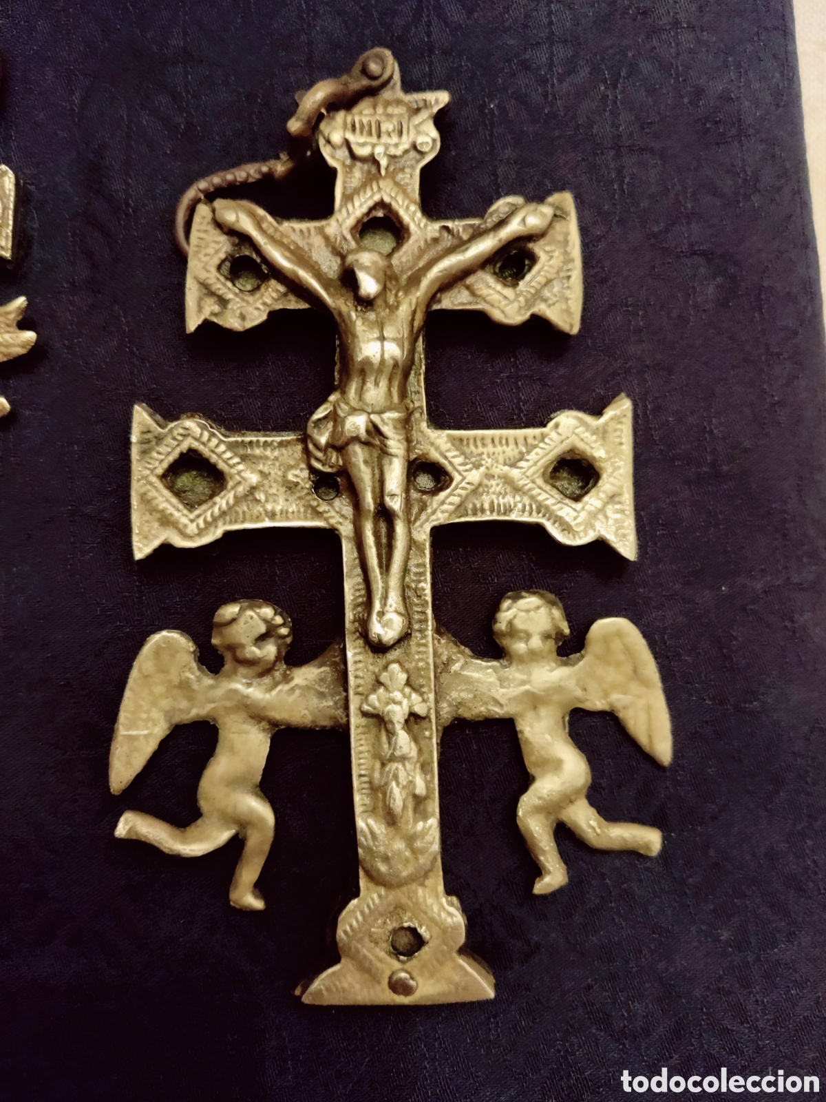 Antig&uuml;edades: Cruz de Caravaca 17cm - Foto 3