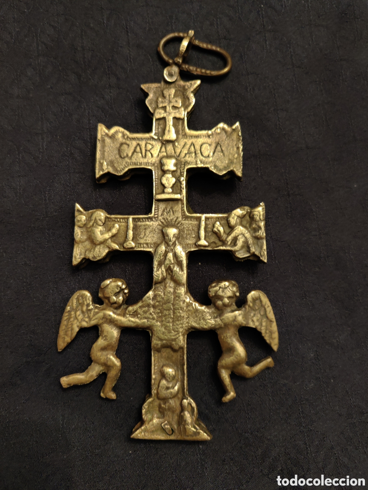 Antig&uuml;edades: Cruz de Caravaca 17cm - Foto 4