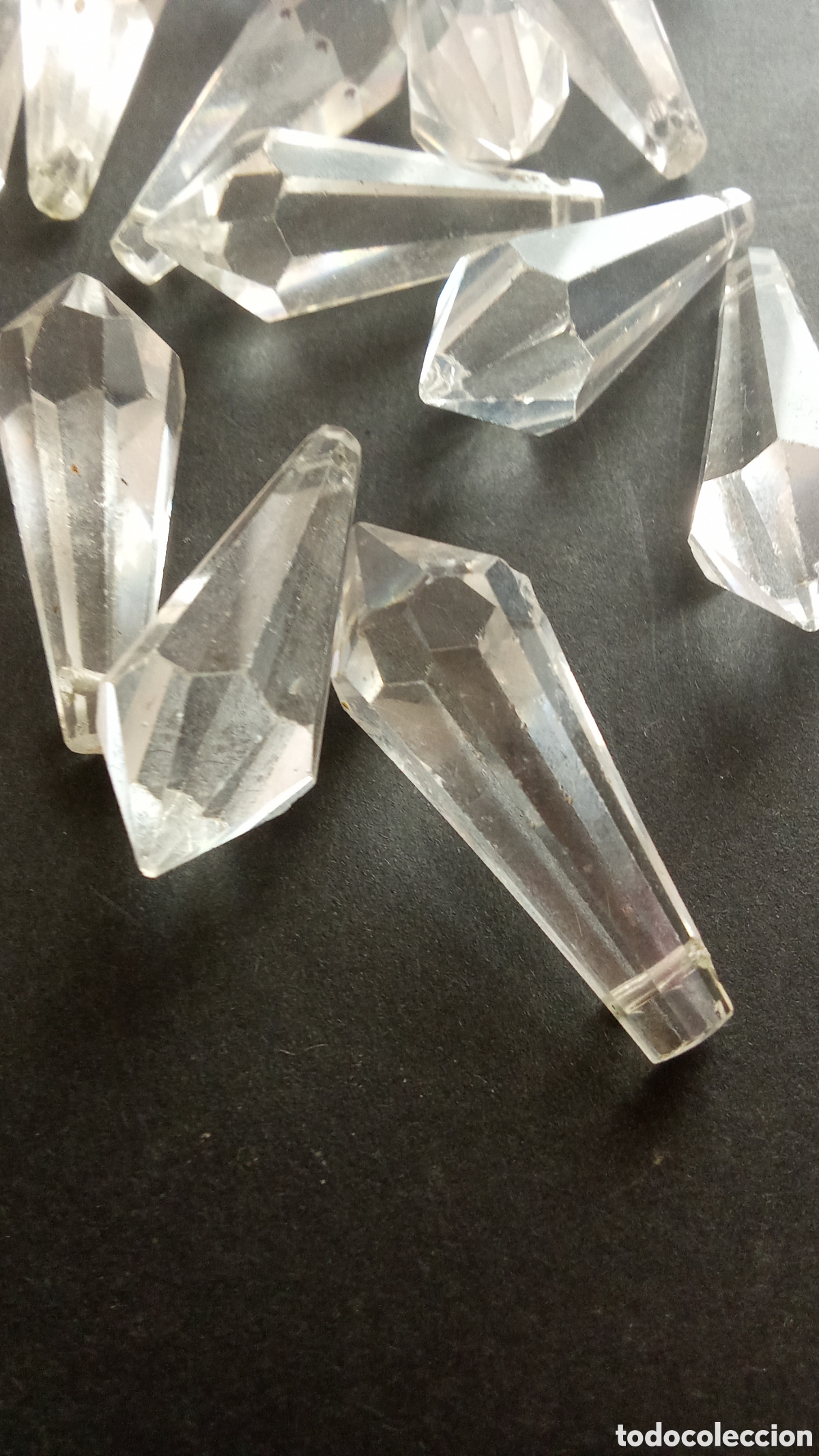 Antig&uuml;edades: Repuestos de cristal para lampara - Foto 2