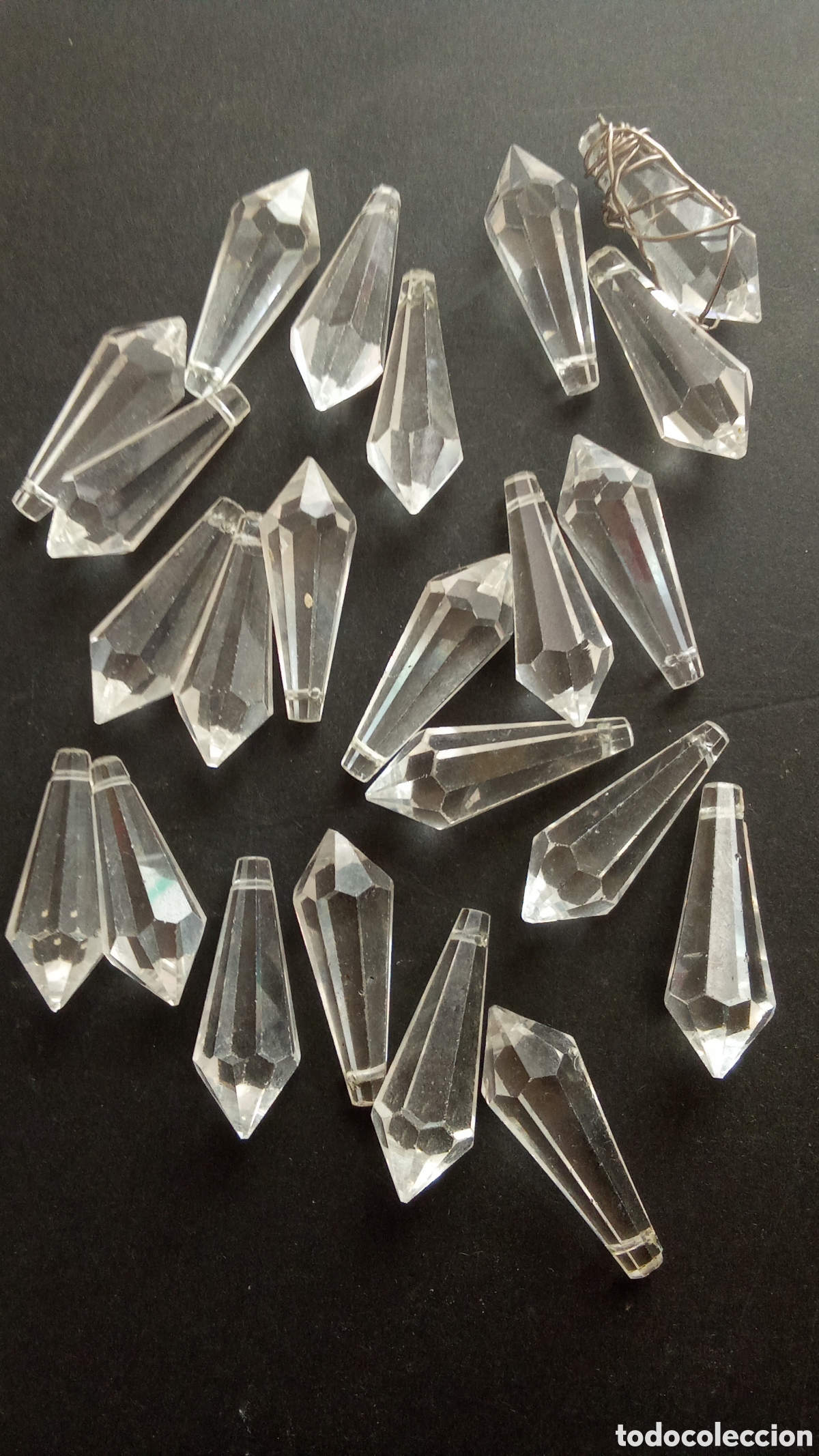 Antig&uuml;edades: Repuestos de cristal para lampara - Foto 1