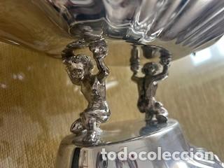Antig&uuml;edades: Centro de mesa en Alpaca Pedro Dur&aacute;n - Foto 3