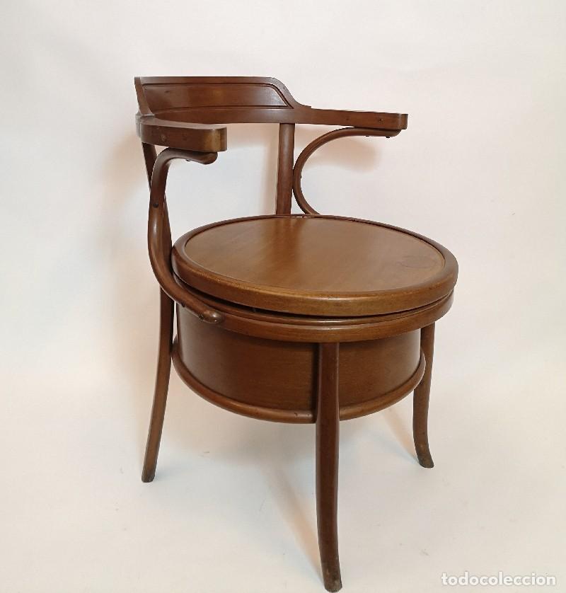 Antig&uuml;edades: Silla V&aacute;ter Antigua de madera - Foto 9
