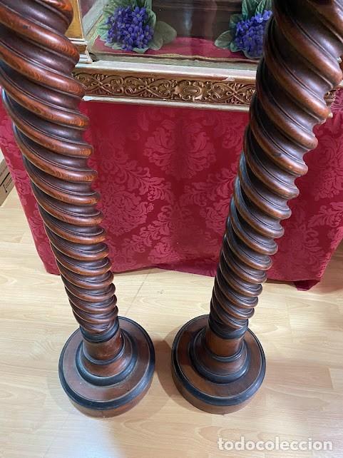 Antig&uuml;edades: PAREJA COLUMNAS SALOMONICAS - Foto 4
