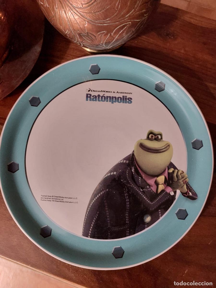 Antig&uuml;edades: PLATO PIZZA PELICULA RATONPOLIS - Foto 1