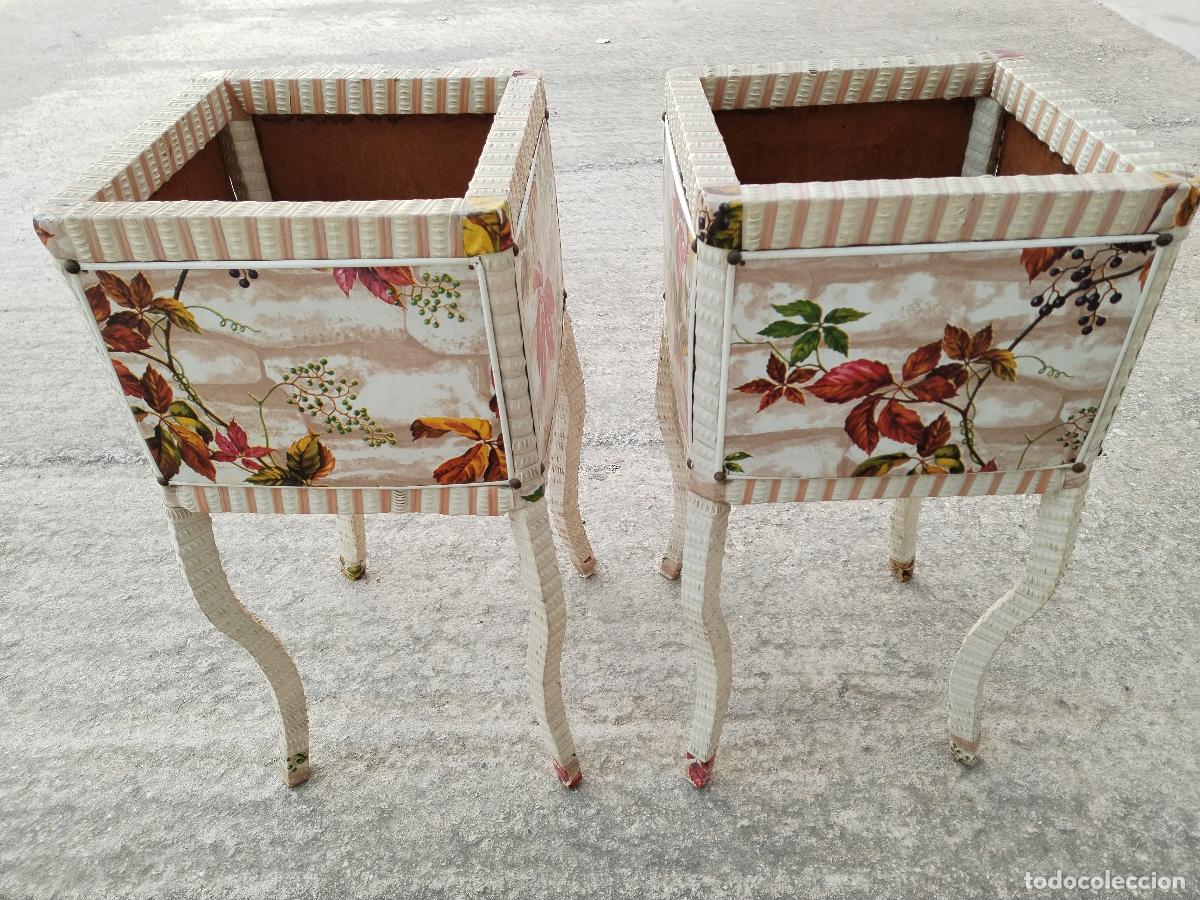 Antig&uuml;edades: pareja de maceteros vintage - Foto 7