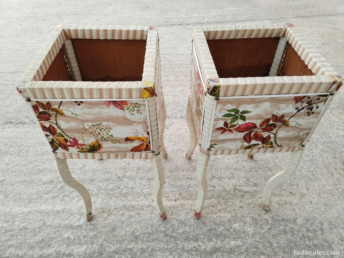 Antig&uuml;edades: pareja de maceteros vintage - Foto 11