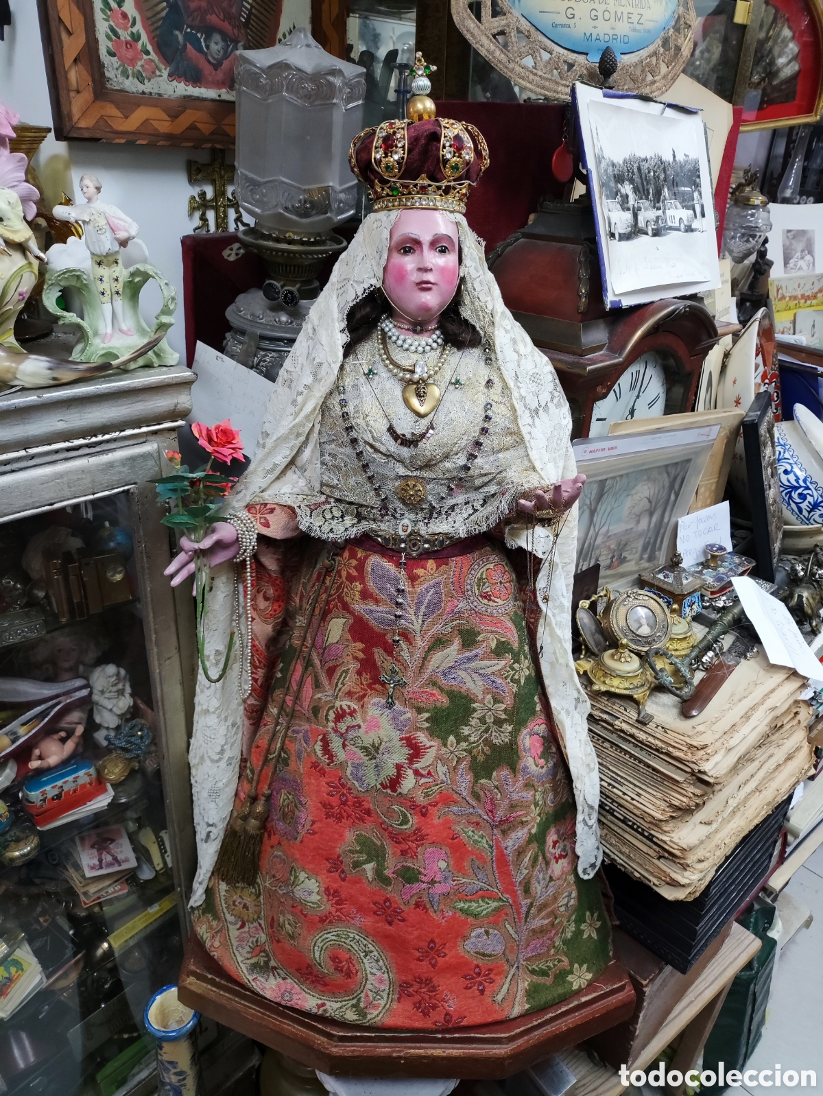 Antig&uuml;edades: VIRGEN VESTIDERA SIGLO XIX - Foto 1