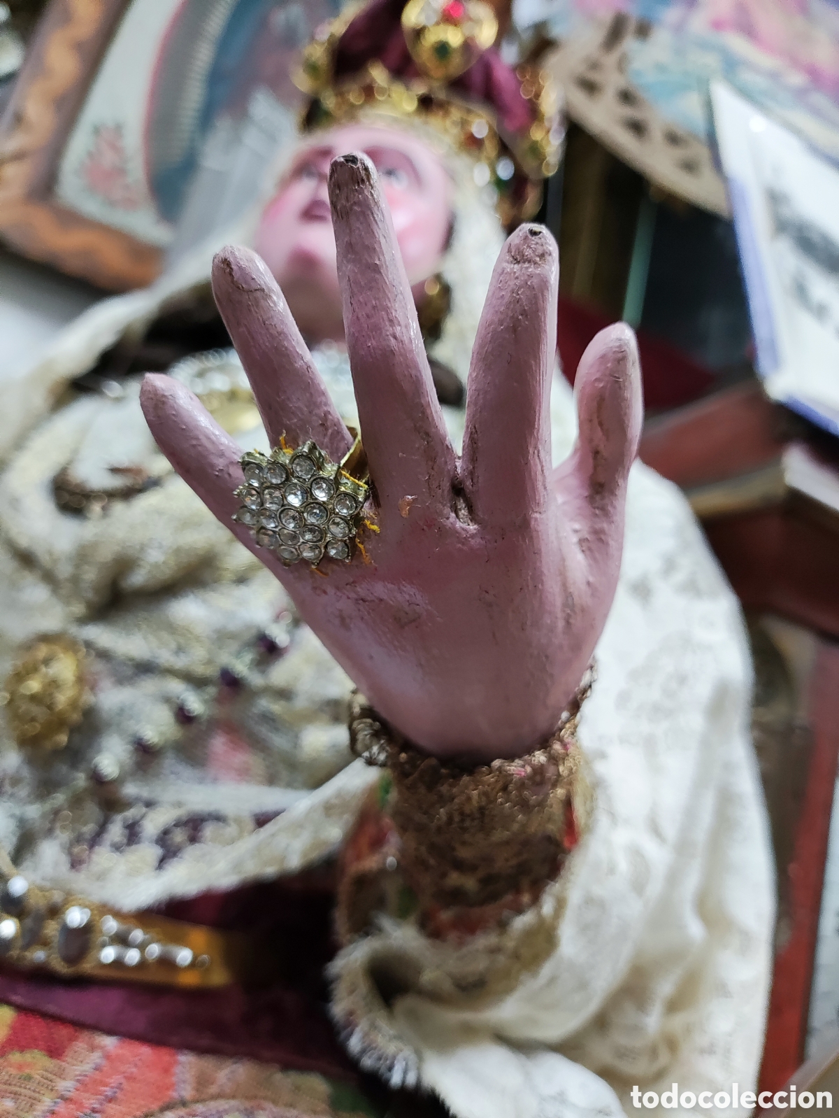 Antig&uuml;edades: VIRGEN VESTIDERA SIGLO XIX - Foto 17