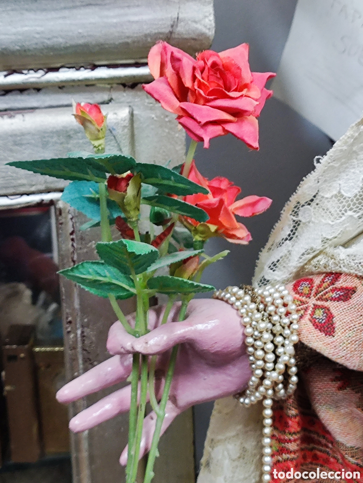 Antig&uuml;edades: VIRGEN VESTIDERA SIGLO XIX - Foto 30