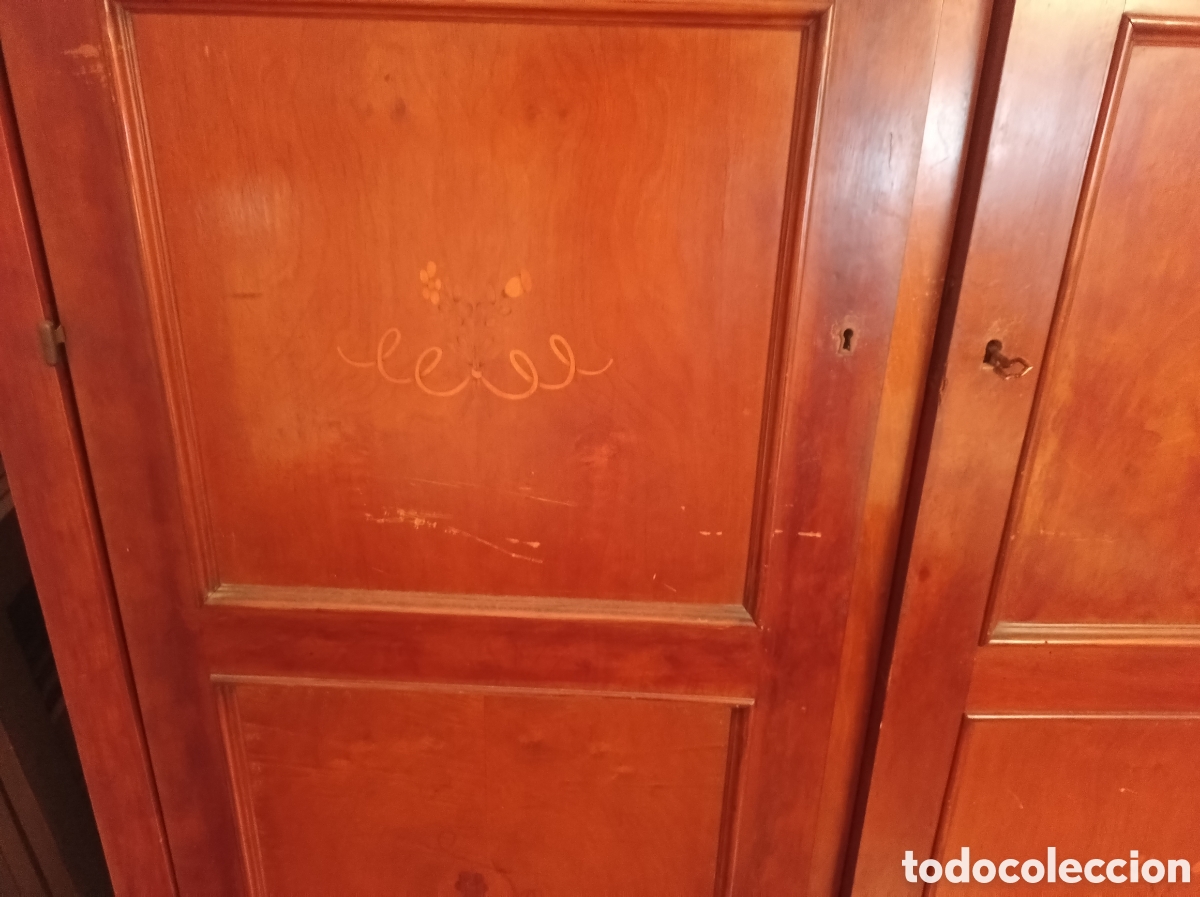 Antig&uuml;edades: Armario antiguo de caoba - Foto 2