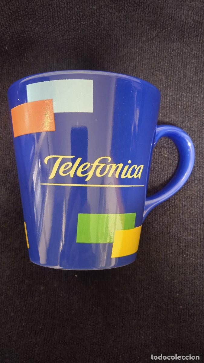 Antig&uuml;edades: Taza promoci&oacute;nal Telefonica - Foto 2