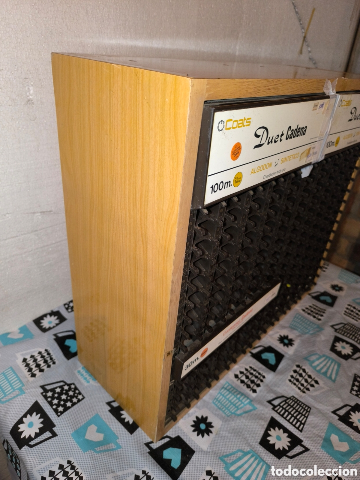 Antig&uuml;edades: Mueble Fabra y Coats hilos Duet Cadena - Foto 4