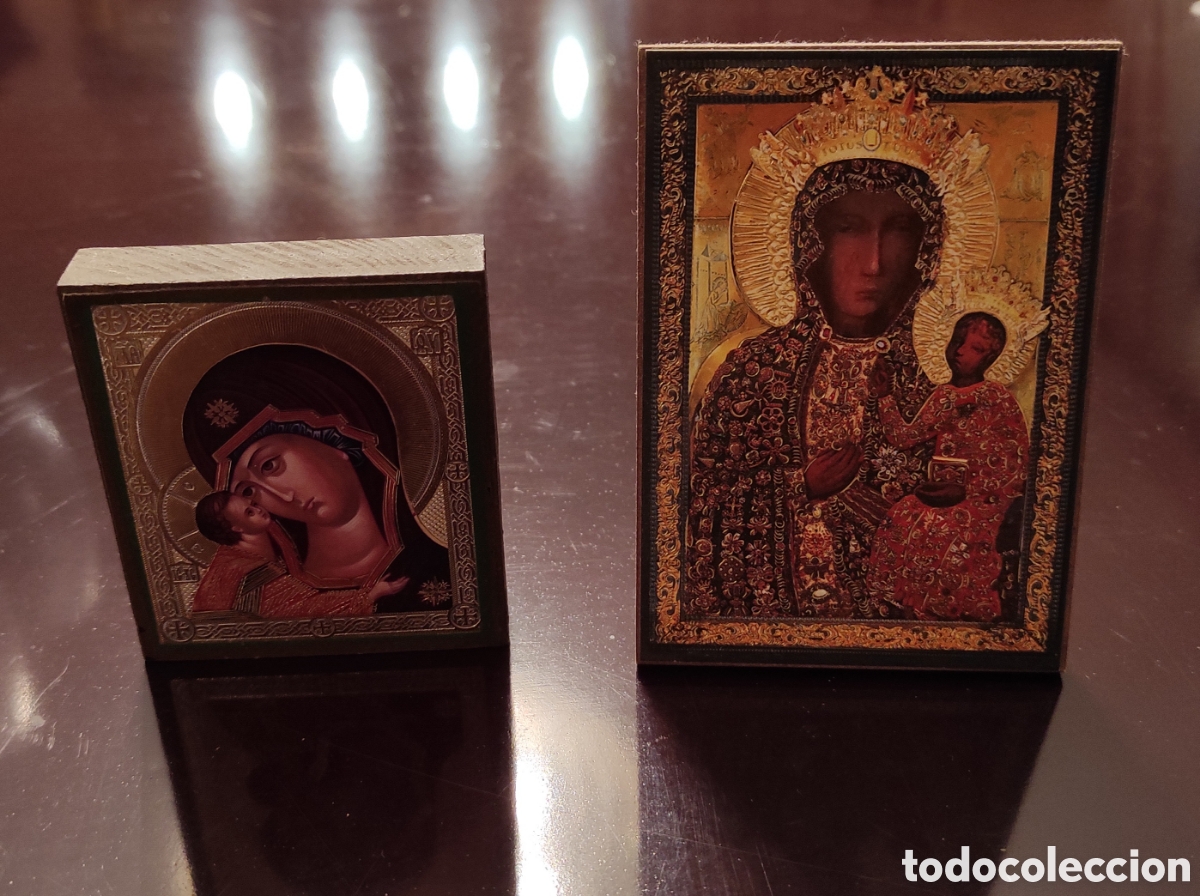 Antig&uuml;edades: Lote de dos iconos ortodoxos - Foto 2