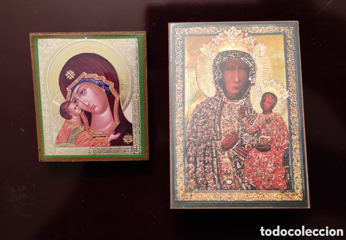 Antig&uuml;edades: Lote de dos iconos ortodoxos - Foto 3