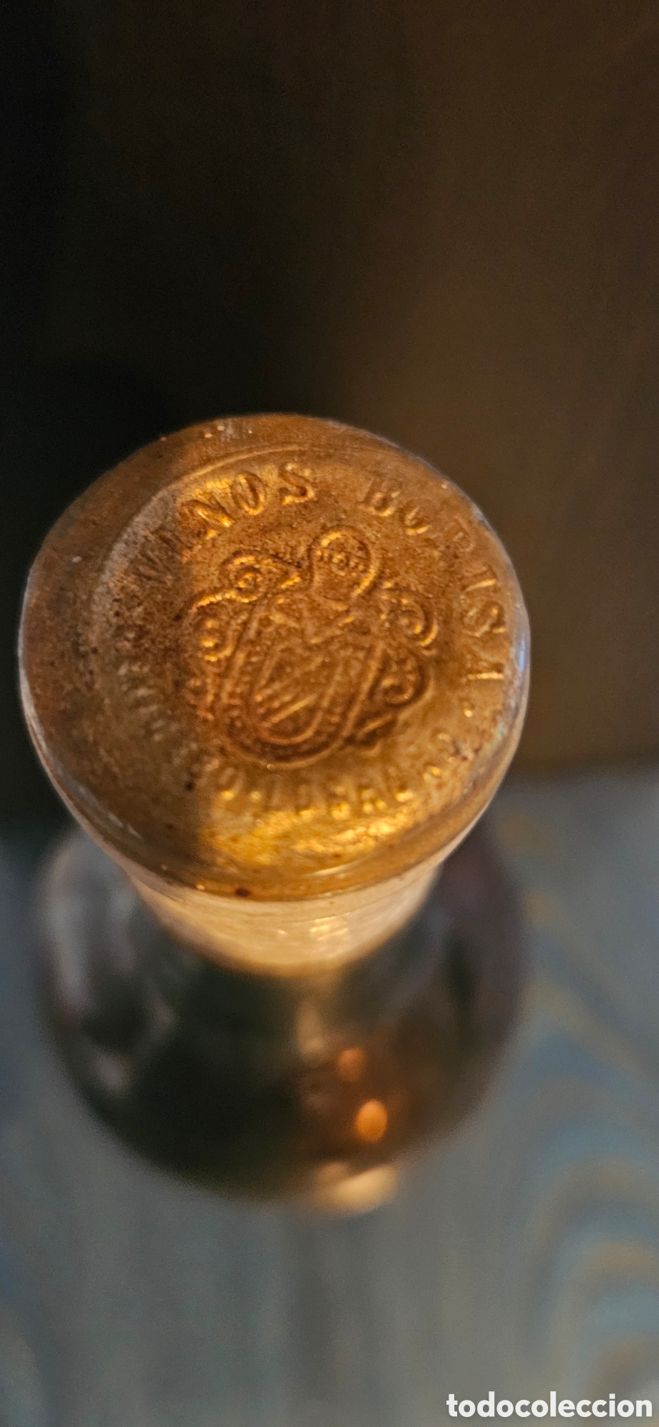 Antig&uuml;edades: Botella vino Monte Real 1958 - Foto 9