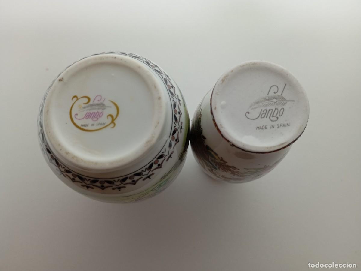 Antig&uuml;edades: Mini jarrones Sanbo de estilo japones - Foto 3