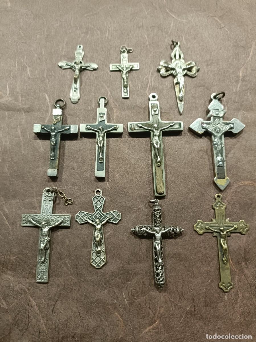 Antig&uuml;edades: Antiguas cruces en lote de doce - Foto 3