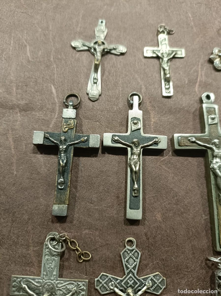Antig&uuml;edades: Antiguas cruces en lote de doce - Foto 5