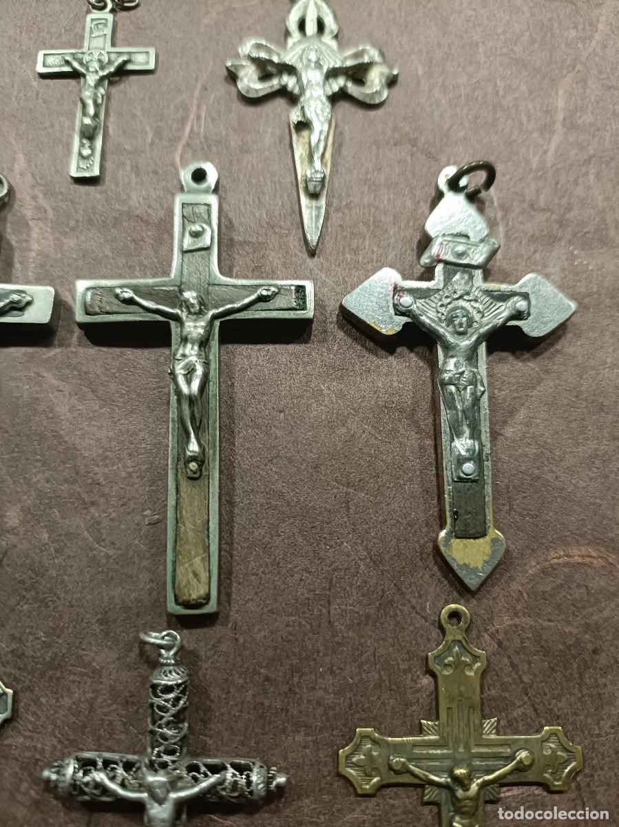 Antig&uuml;edades: Antiguas cruces en lote de doce - Foto 8