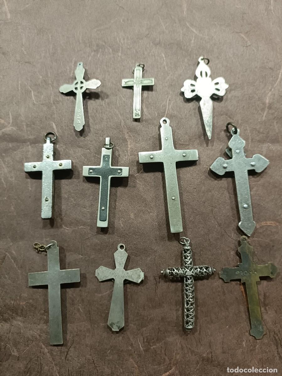 Antig&uuml;edades: Antiguas cruces en lote de doce - Foto 10