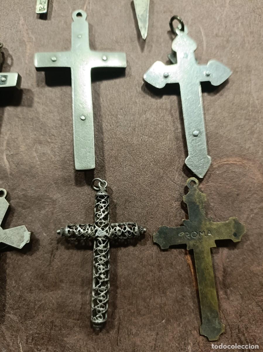 Antig&uuml;edades: Antiguas cruces en lote de doce - Foto 12