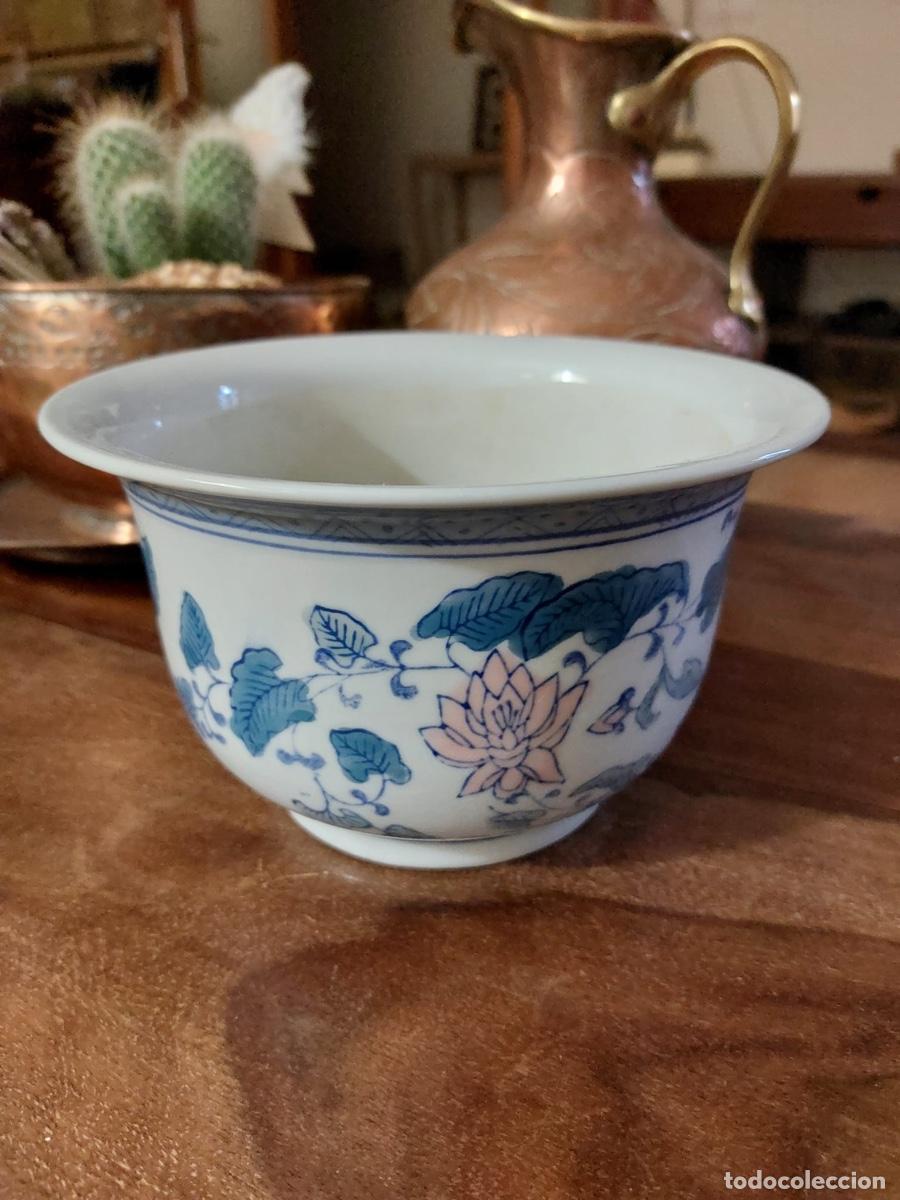 Antig&uuml;edades: MACETA PEQUE&Ntilde;A DE PORCELANA - Foto 1
