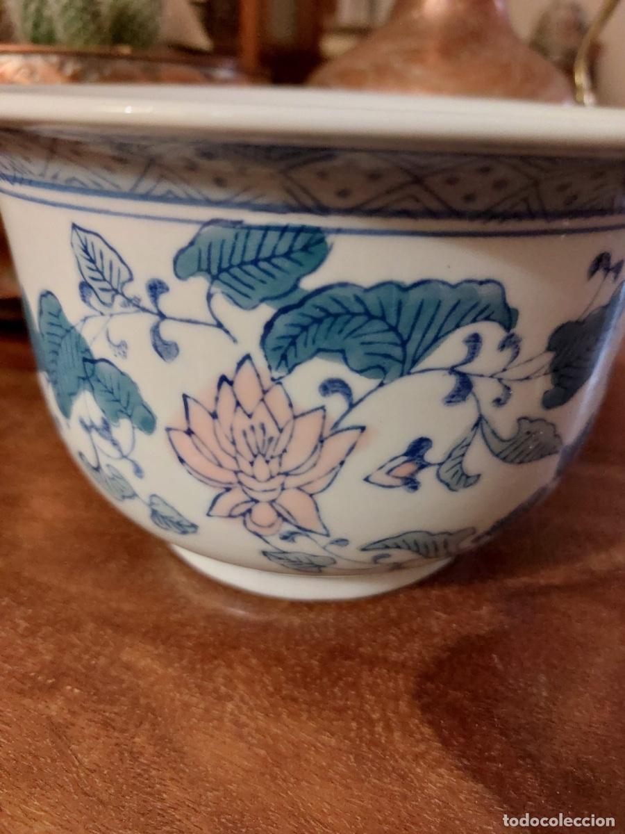 Antig&uuml;edades: MACETA PEQUE&Ntilde;A DE PORCELANA - Foto 2