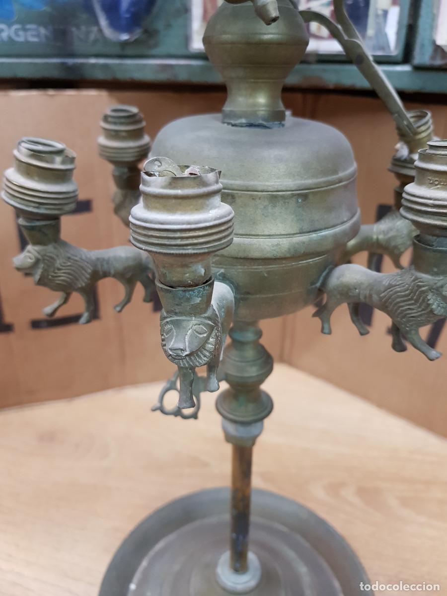 Antig&uuml;edades: ANTIGUO VELON DE BRONCE - Foto 9