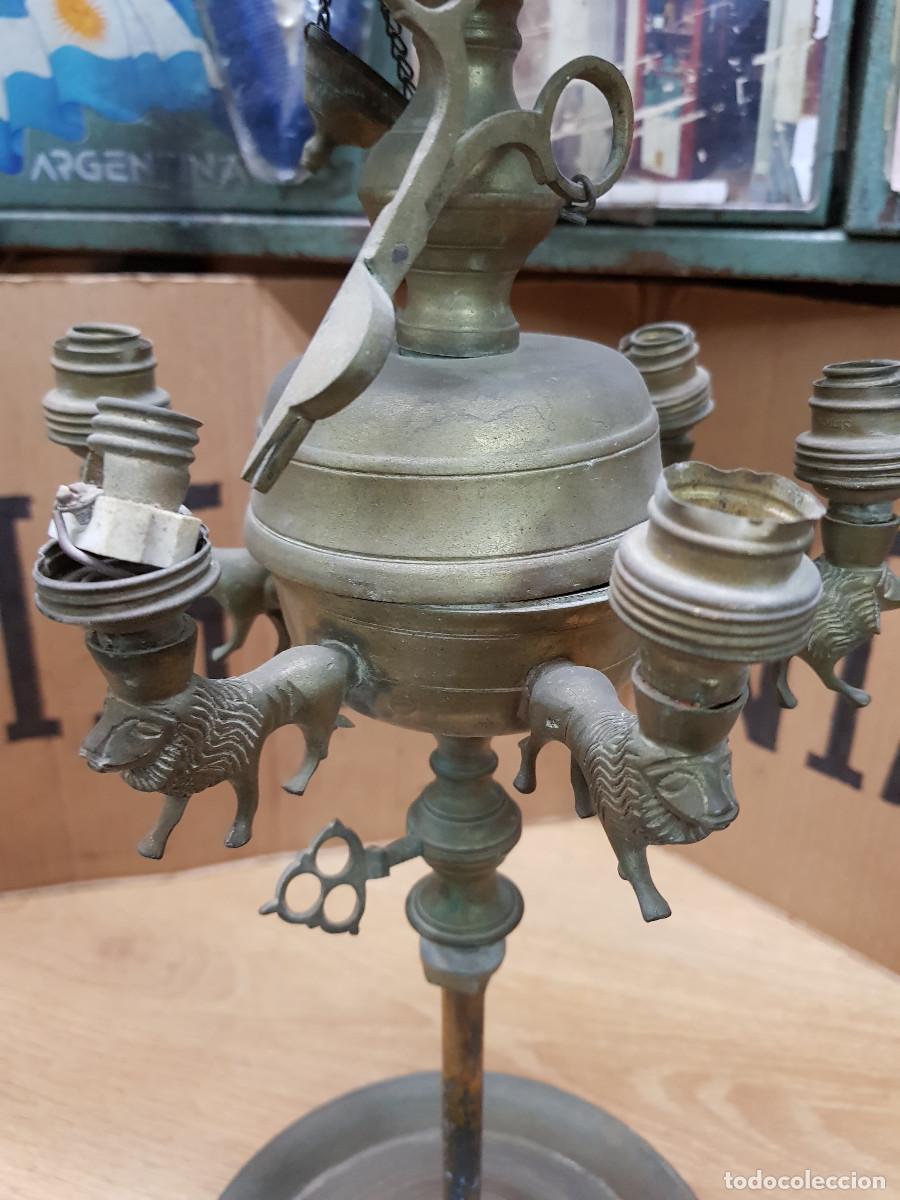 Antig&uuml;edades: ANTIGUO VELON DE BRONCE - Foto 10