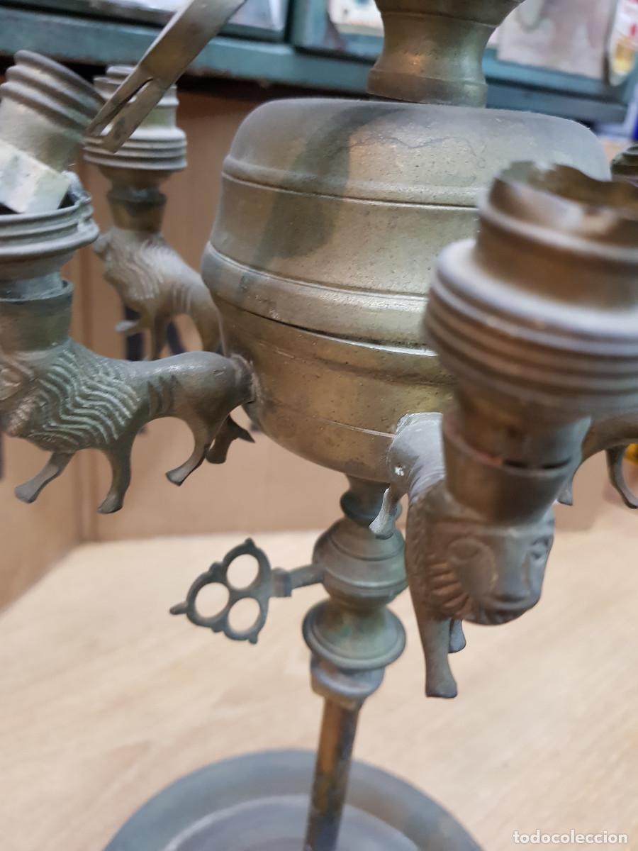 Antig&uuml;edades: ANTIGUO VELON DE BRONCE - Foto 13