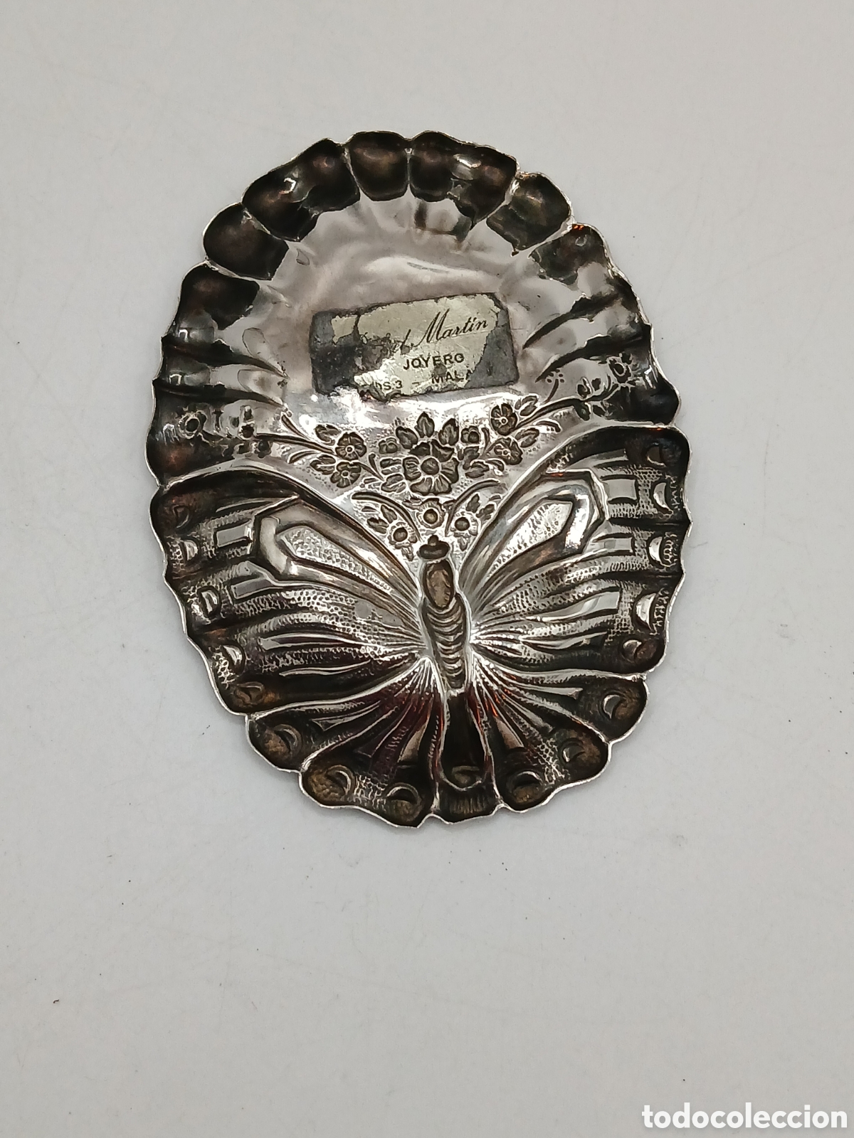 Antig&uuml;edades: Peque&ntilde;a bandeja plata 925mls - Foto 4