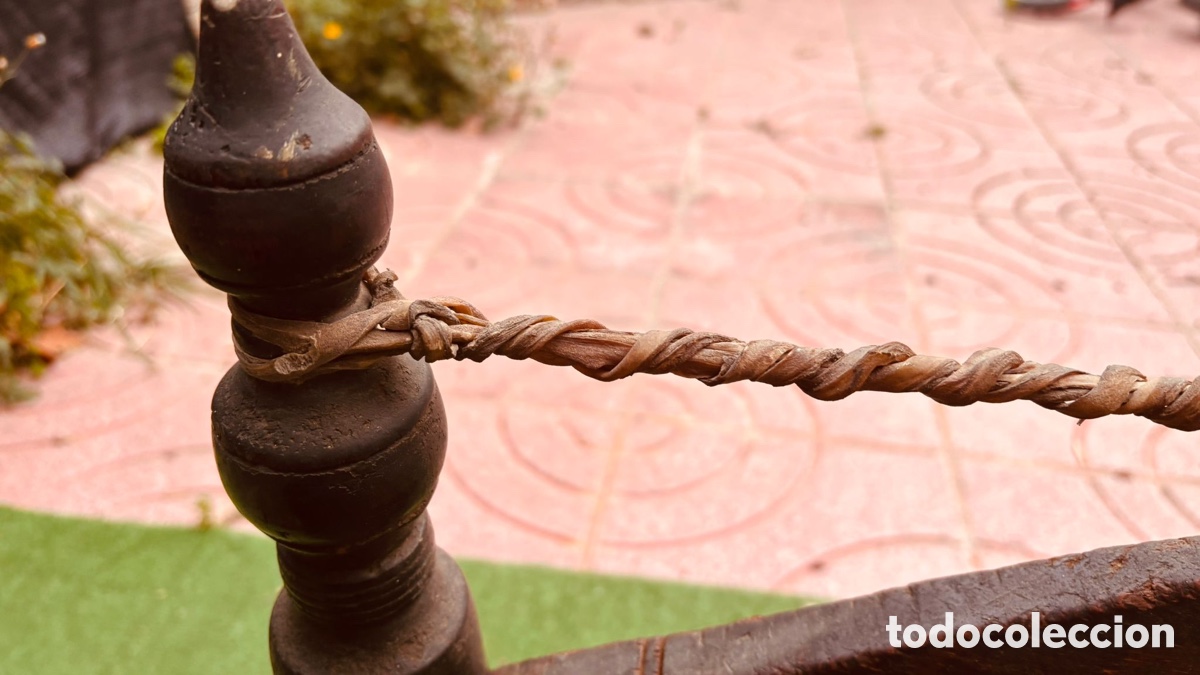 Antig&uuml;edades: Antigua silla de madera AFGANISTAN - Foto 8
