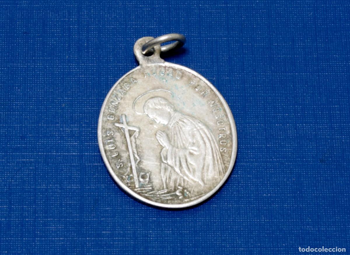 Antig&uuml;edades: MEDALLA DE PLATA S. LOUIS GONZAGA - Foto 2