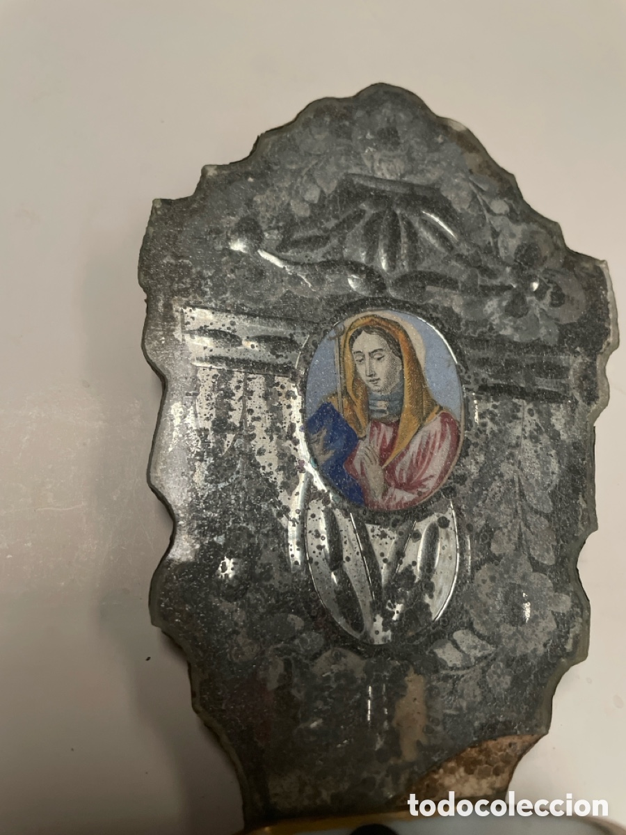 Antig&uuml;edades: Benditera de la granja siglo xix - Foto 11