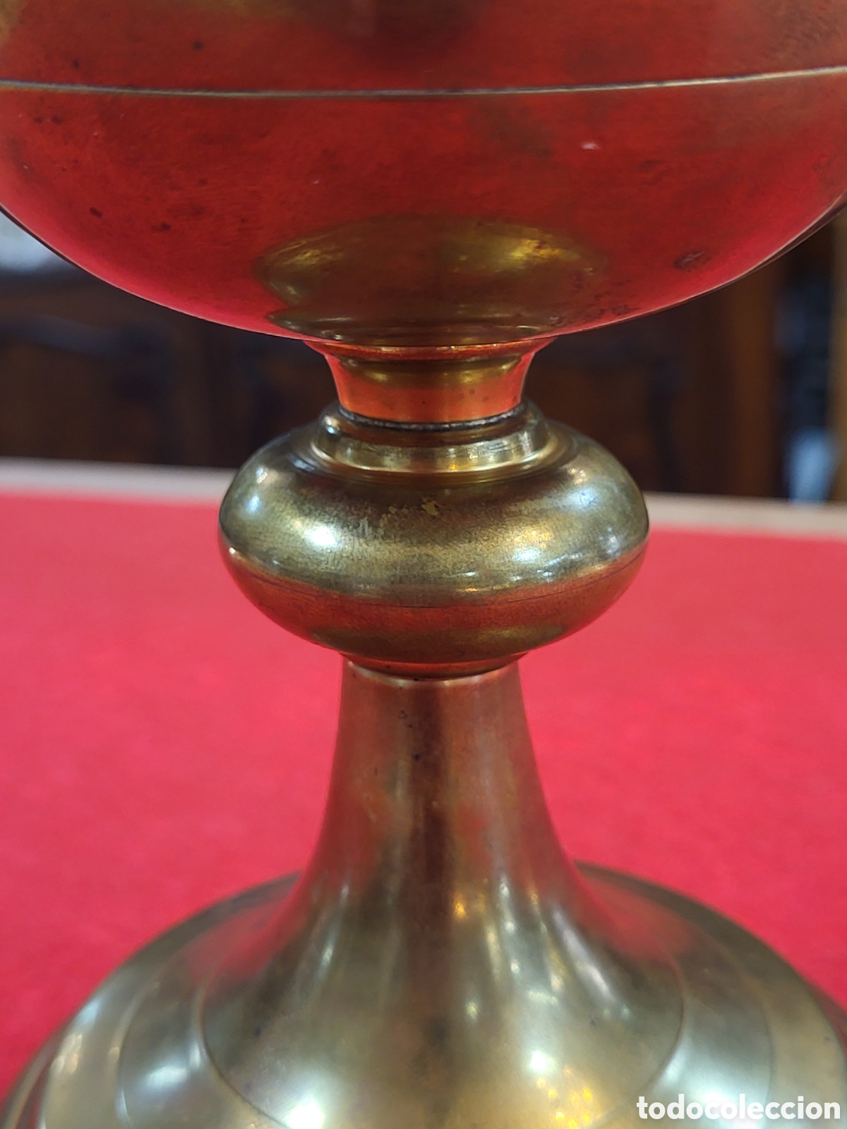 Antig&uuml;edades: ANTIGUO COPON LITURGUICO DE LATON - Foto 4