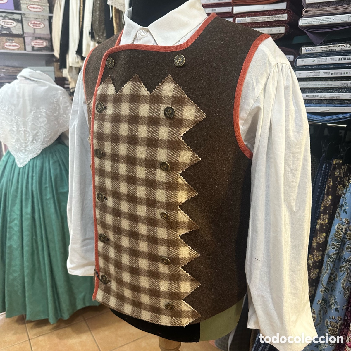 Antig&uuml;edades: CHALECO O ARMILLA DE PA&Ntilde;O ( D-916 ) - Foto 4