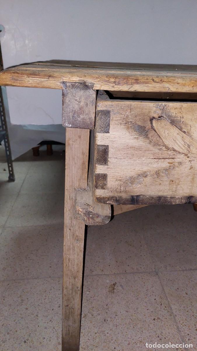 Antig&uuml;edades: Antigua mesa tocinera del XVIII - Foto 2