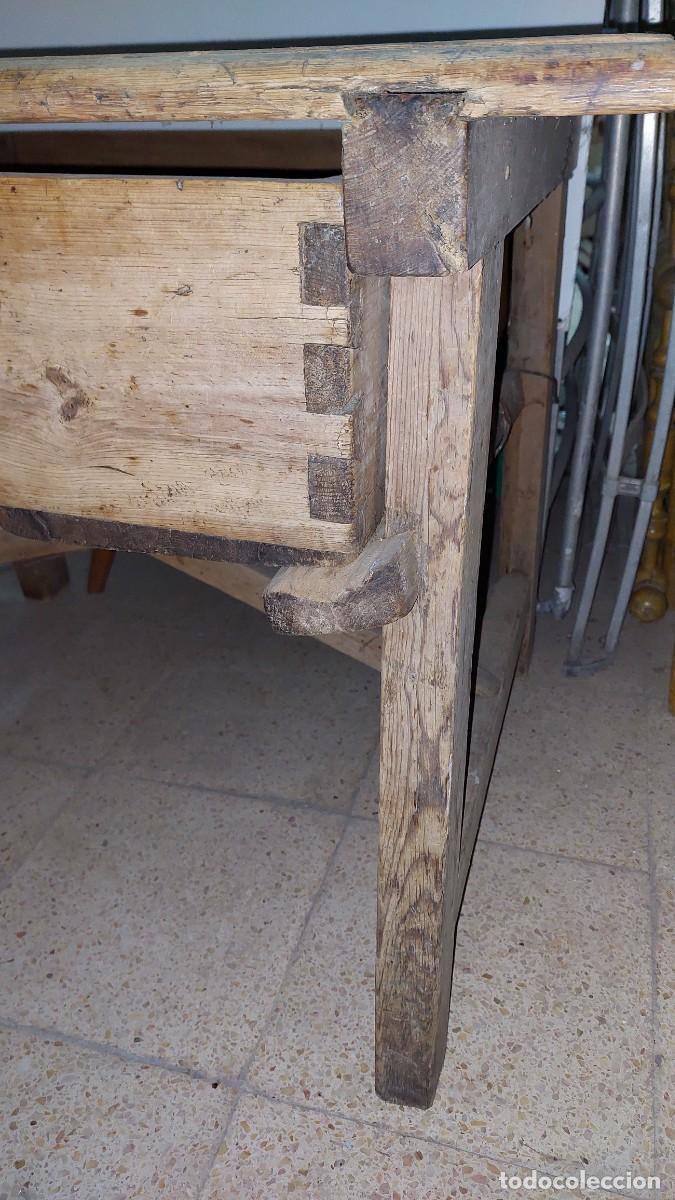 Antig&uuml;edades: Antigua mesa tocinera del XVIII - Foto 3