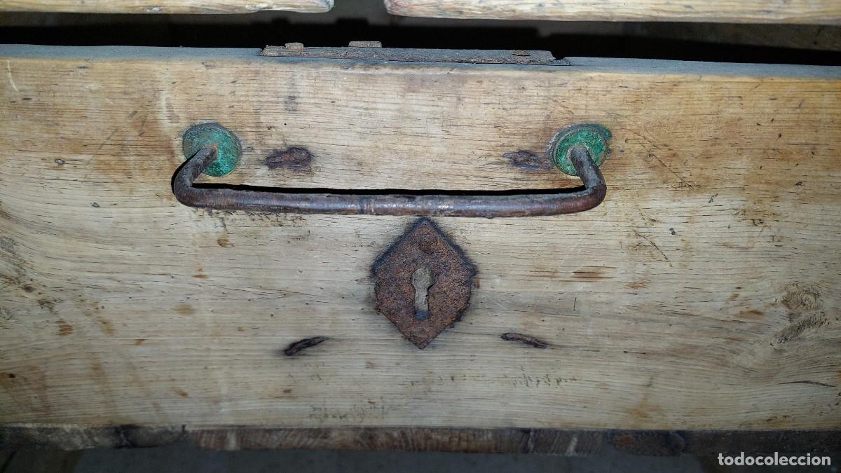 Antig&uuml;edades: Antigua mesa tocinera del XVIII - Foto 4