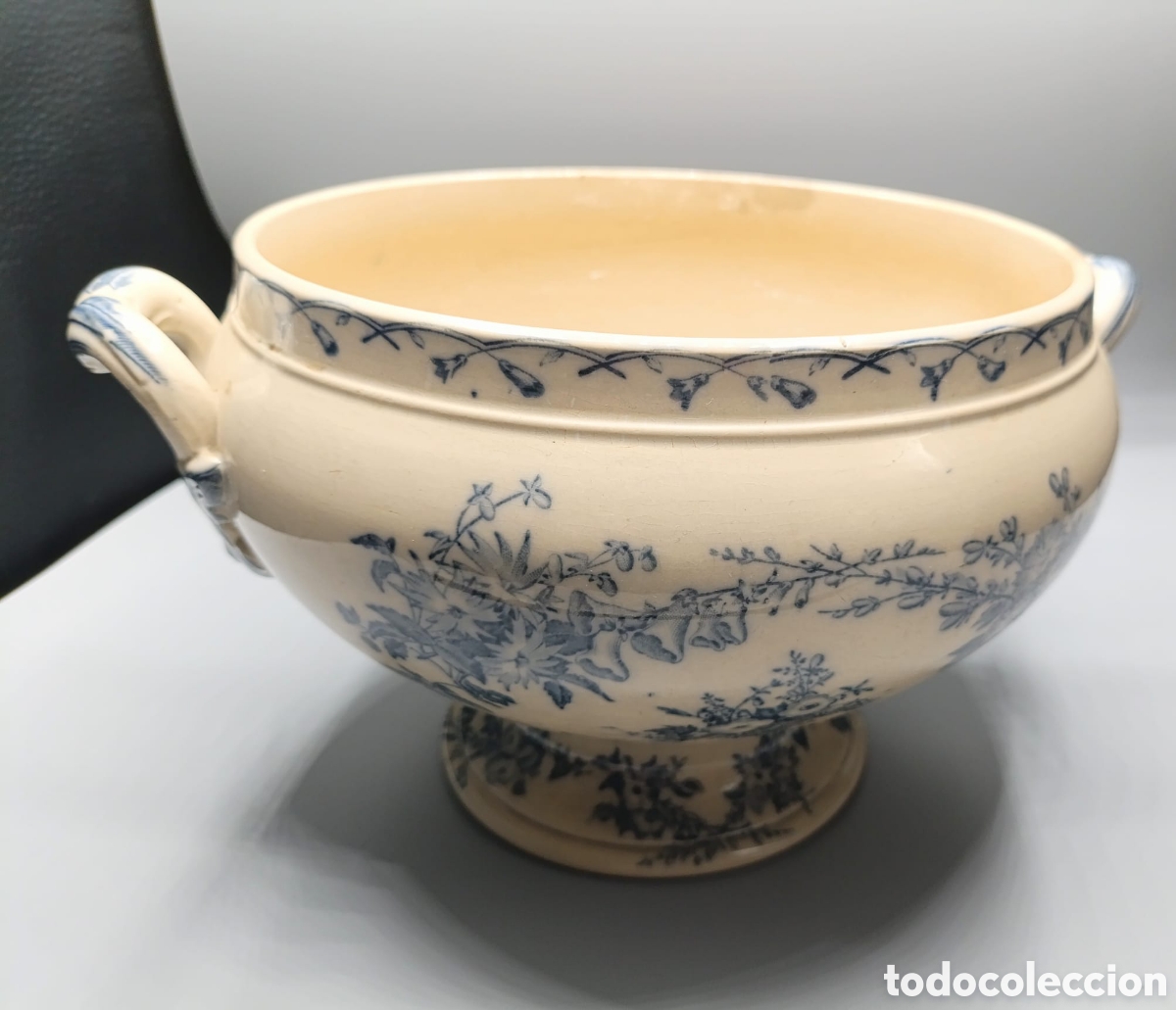 Antig&uuml;edades: Antigua sopera de Sarreguemines - Foto 2