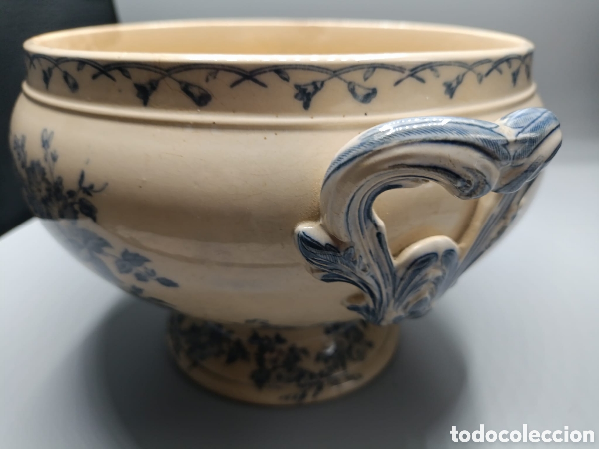 Antig&uuml;edades: Antigua sopera de Sarreguemines - Foto 3