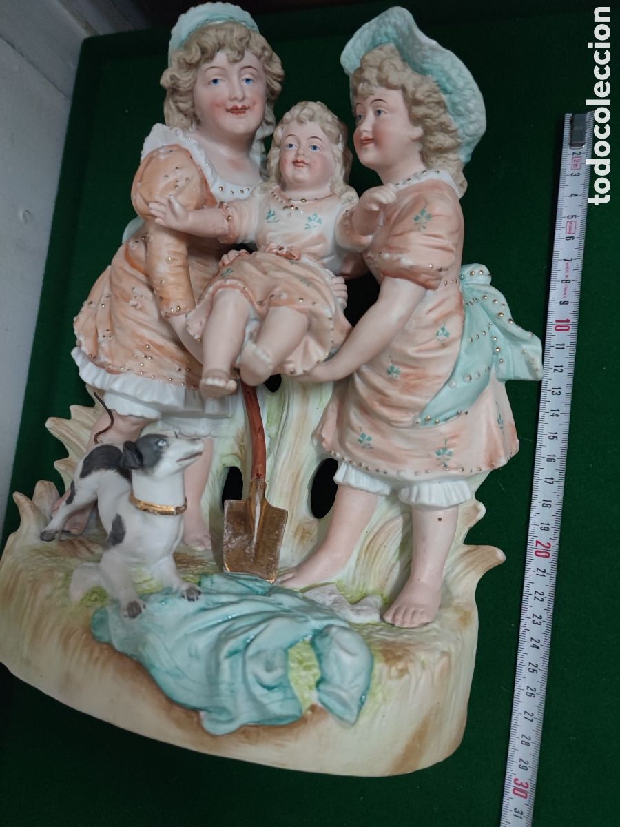 Antig&uuml;edades: ANTIGUA FIGURA DE BISCUIT - Foto 5