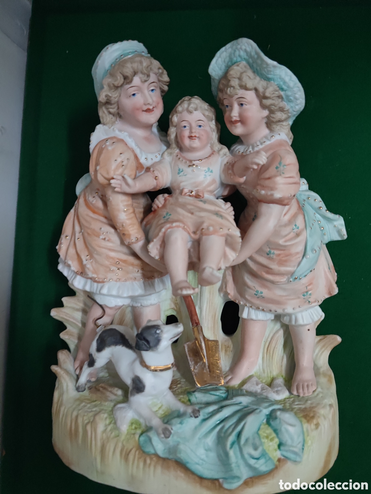 Antig&uuml;edades: ANTIGUA FIGURA DE BISCUIT - Foto 2