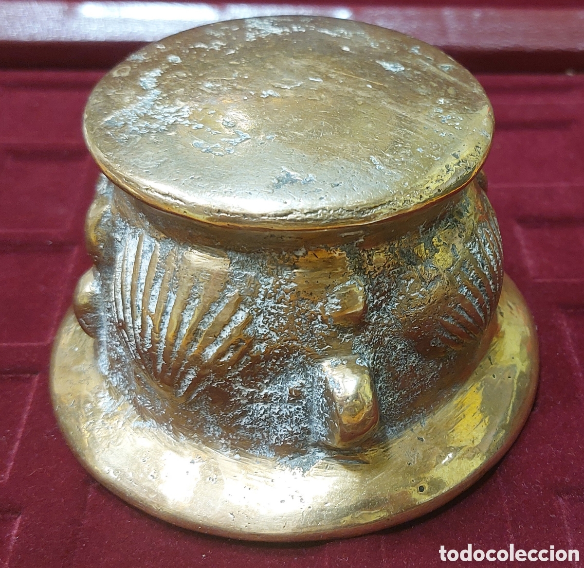 Antig&uuml;edades: ALMIREZ DE BRONCE CONCHAS Y COSTILLAS S . XVIII - Foto 5